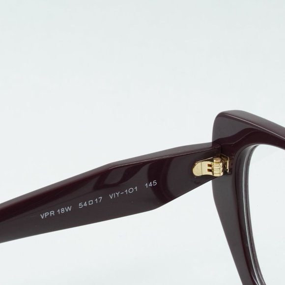 💯 NEW PRADA  PR18WV VIY1O1 BURGUNDY EYEGLASSES - Picture 6 of 10